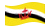 Brunei Darussalam-Bandiera sventolante