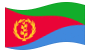 Eritrea-Bandiera sventolante
