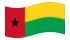 Guinea-Bissau-Bandiera sventolante