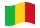 Mali-Bandiera sventolante