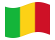 Mali-Bandiera sventolante