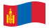Mongolia-Bandiera sventolante