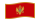 Montenegro-Bandiera sventolante
