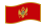 Montenegro-Bandiera sventolante
