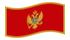 Montenegro-Bandiera sventolante