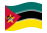 Mozambico-Bandiera sventolante
