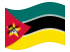 Mozambico-Bandiera sventolante
