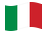 Italia-Bandiera sventolante