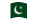 Pakistan-Bandiera sventolante