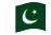 Pakistan-Bandiera sventolante