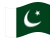 Pakistan-Bandiera sventolante