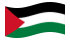 Territori autonomi palestinesi-Bandiera sventolante