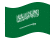 Arabia Saudita-Bandiera sventolante