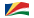 Seychelles-Bandiera sventolante