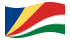 Seychelles-Bandiera sventolante