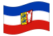 Schleswig-Holstein-Bandiera sventolante