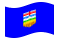 Alberta-Bandiera sventolante