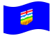 Alberta-Bandiera sventolante