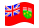Ontario-Bandiera sventolante