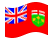 Ontario-Bandiera sventolante