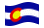 Colorado-Bandiera sventolante