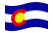 Colorado-Bandiera sventolante