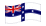 Bandiera del Nuovo Galles del Sud (Federazione australiana)-Bandiera sventolante