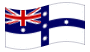 Bandiera del Nuovo Galles del Sud (Federazione australiana)-Bandiera sventolante