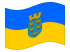 Bassa Austria (bandiera di servizio)-Bandiera sventolante