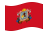 Caracas-Bandiera sventolante