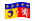 Rodano-Alpi-Bandiera sventolante