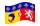 Rodano-Alpi-Bandiera sventolante