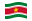 Suriname-Bandiera sventolante