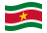 Suriname-Bandiera sventolante