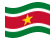 Suriname-Bandiera sventolante