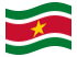 Suriname-Bandiera sventolante