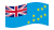 Tuvalu-Bandiera sventolante