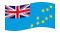 Tuvalu-Bandiera sventolante