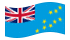 Tuvalu-Bandiera sventolante