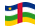 Repubblica Centrafricana-Bandiera sventolante