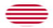 Sons of Liberty (USA 1765 ca., 13 strisce)-Bandiera come vignetta ovale