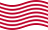 Bandiera Sons of Liberty (USA 1765 ca., 13 strisce) statica