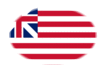 Grand Union (USA 1775-1777)-Bandiera come vignetta ovale