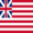 Grand Union (USA 1775-1777)-Bandiera quadrata