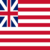 Grand Union (USA 1775-1777)-Bandiera quadrata