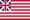 Grand Union (USA 1775-1777)-Bandiera rettangolare