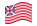 Grand Union (USA 1775-1777)-Bandiera sventolante