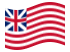 Grand Union (USA 1775-1777)-Bandiera sventolante