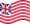 Bandiera Grand Union (USA 1775-1777) statica