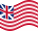 Bandiera Grand Union (USA 1775-1777) statica